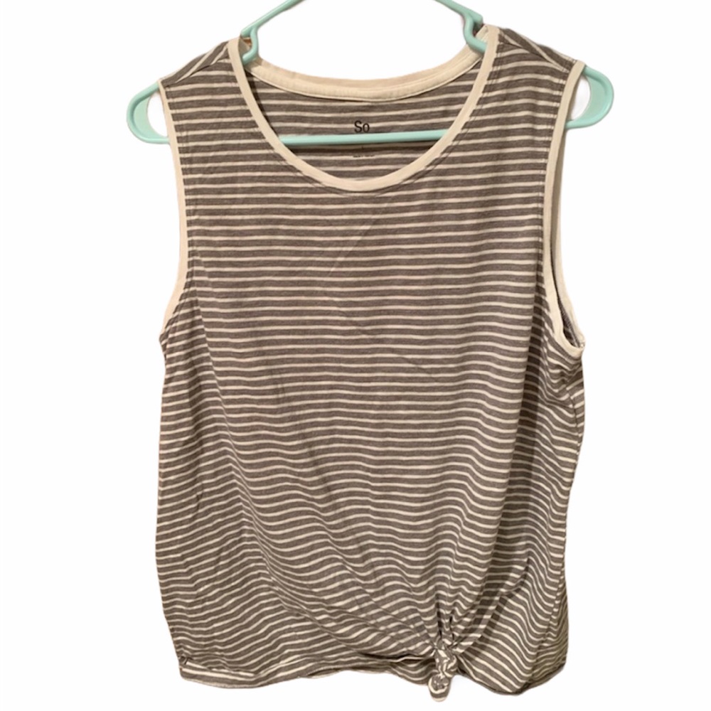 SO Blue Striped Top